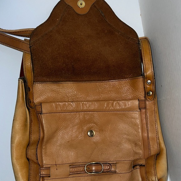 Vintage Leather Satchel Bag - Picture 7 of 16